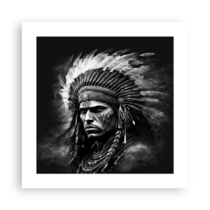 Pôster - Um líder e um guerreiro - 40x40 cm