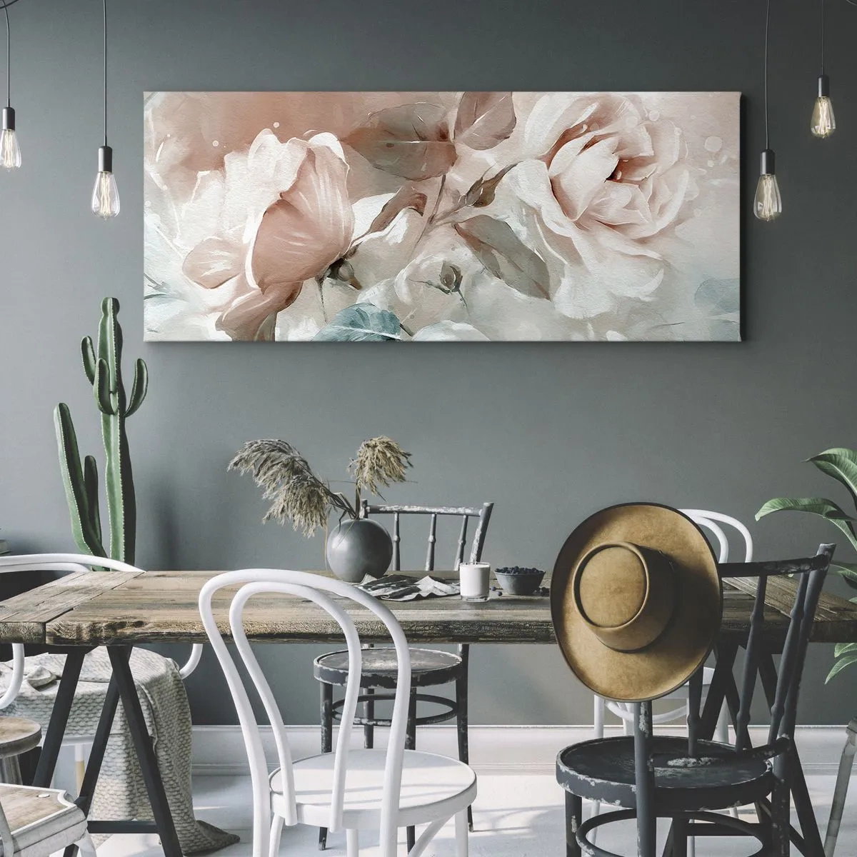 Quadro em tela - O espírito do romantismo - 100x40 cm