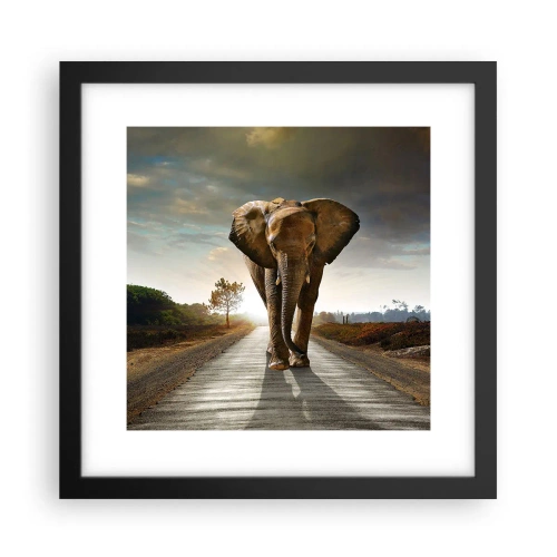 Pôster com moldura preta - Não faz parte da composição da porcela - 30x30 cm