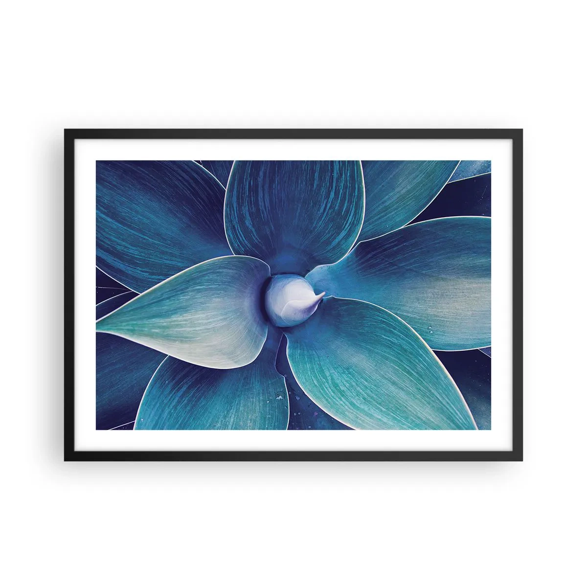 Pôster com moldura preta - O azul do céu - 70x50 cm