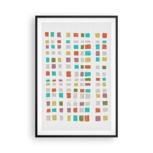 Pôster com moldura preta - Jogo desconhecido - 61x91 cm