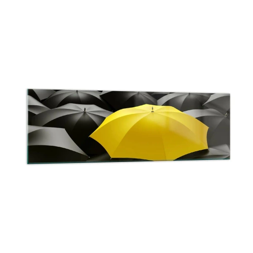 Quadro em vidro - Adeus à tristeza - 160x50 cm