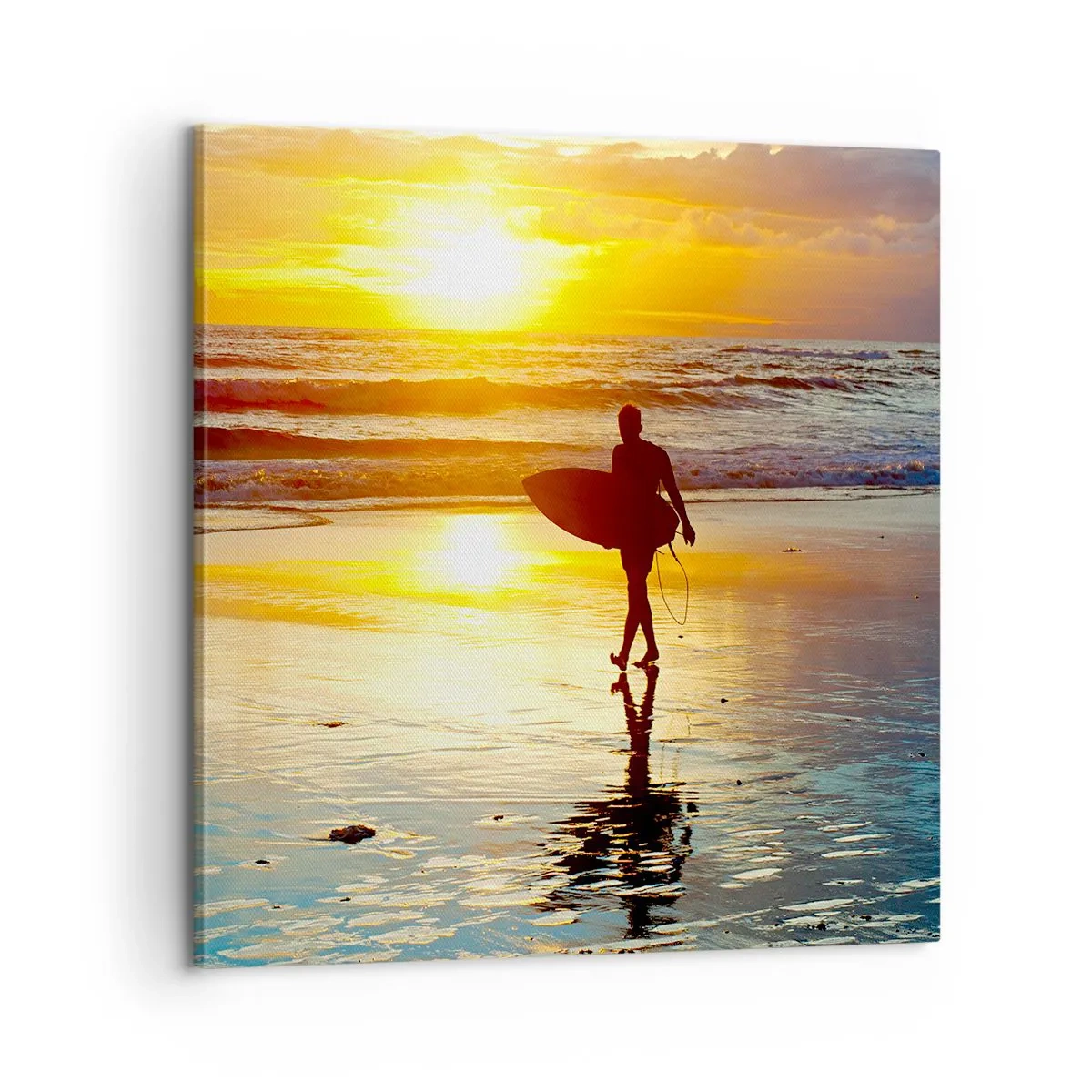 Quadro em tela - O Retorno do Guerreiro - 60x60 cm