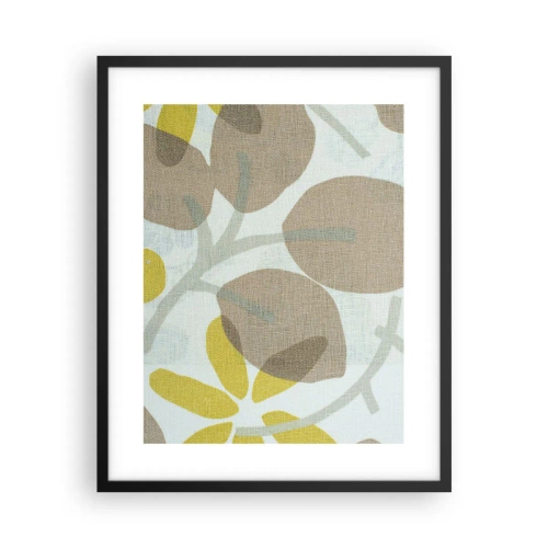 Pôster com moldura preta - Composição a pleno sol - 40x50 cm