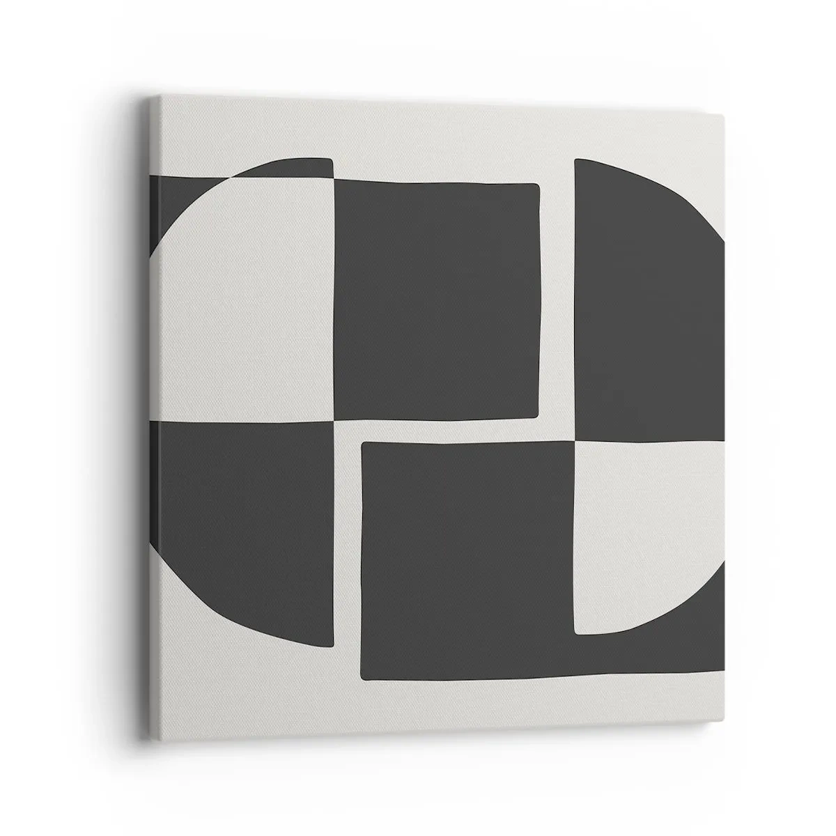 Quadro em tela - Antítese – síntese - 40x40 cm