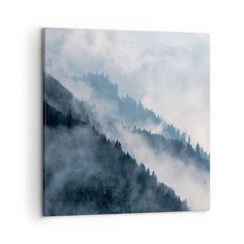 Quadro em tela - Misticismo das montanhas - 50x50 cm