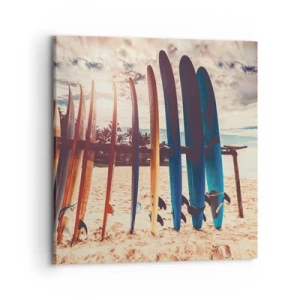 Quadro em tela - Boa noite, até amanhã - 70x70 cm