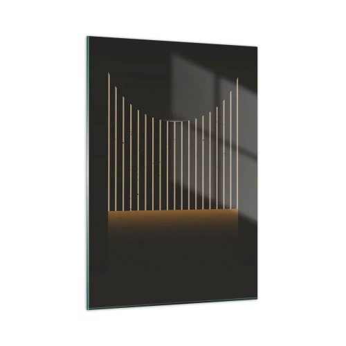 Quadro em vidro - Explorar a escuridão - 50x70 cm