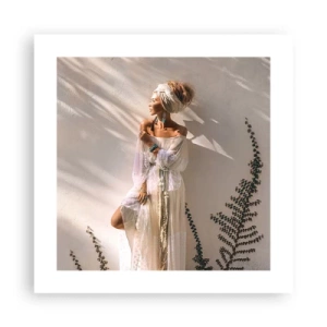 Pôster - O sol e a garota - 40x40 cm