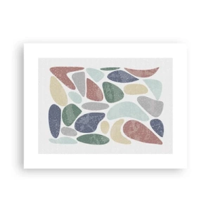 Pôster - Um mosaico de cores em pó - 40x30 cm
