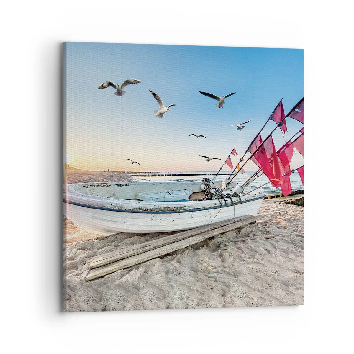 Quadro em tela - Um merecido descanso - 70x70 cm