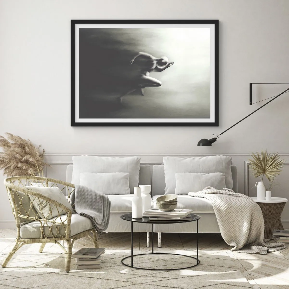 Pôster com moldura preta - Irresistível - 70x50 cm