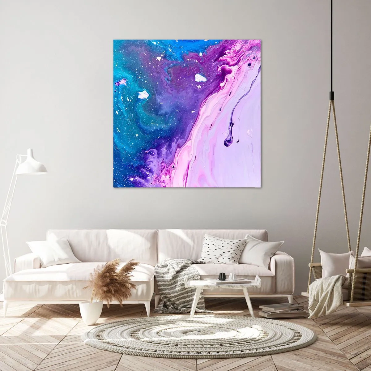 Quadro em tela - Yin e yang - 50x50 cm