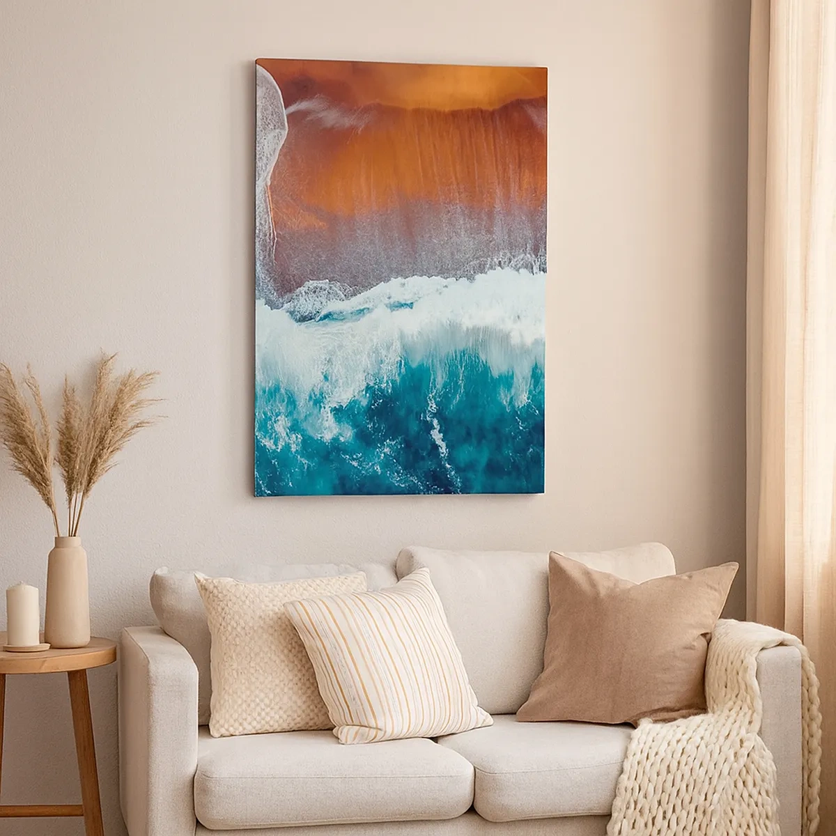Quadro em tela - Toque do oceano - 50x70 cm
