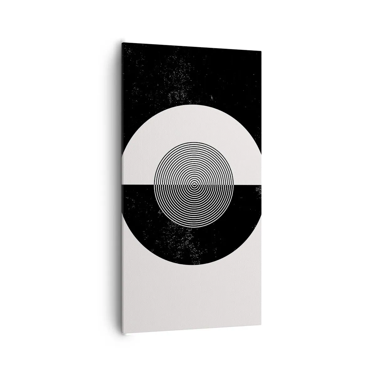 Quadro em tela - Harmonia a preto e branco - 65x120 cm