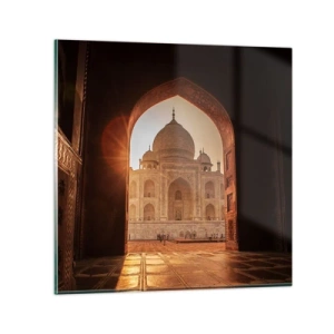 Quadro em vidro - Monumento ao amor sobrenatural - 60x60 cm