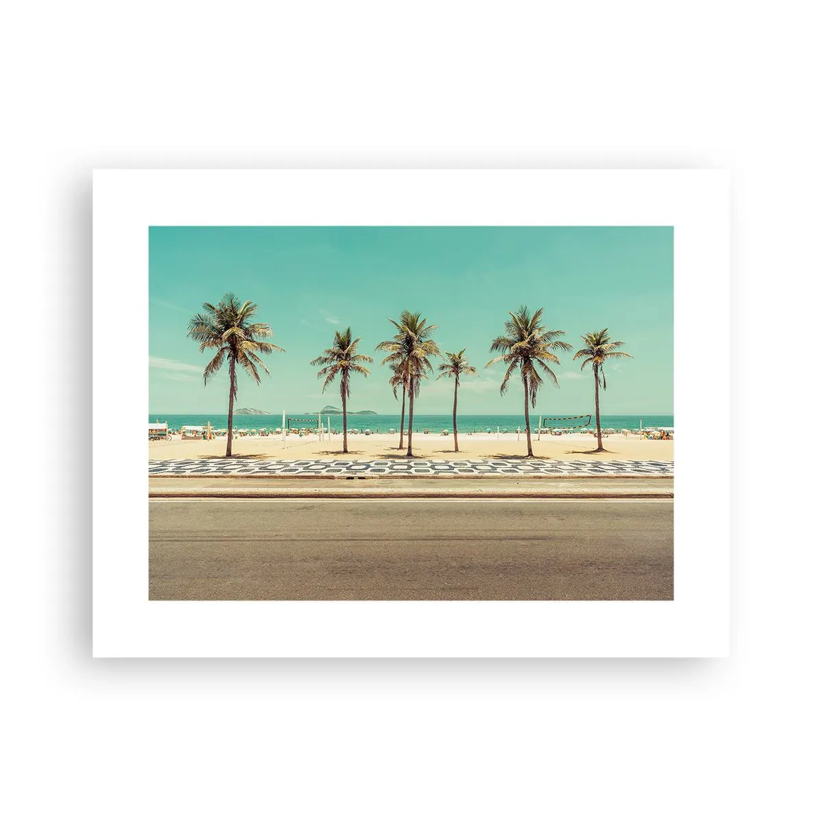 Pôster - Em guarda da praia - 40x30 cm