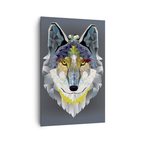 Quadro em tela - Quem não quer ser lobo, não lhe veste a pele - 80x120 cm
