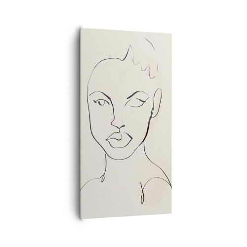 Quadro em tela - Esboço da sensualidade - 65x120 cm