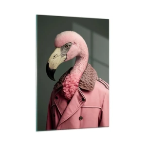 Quadro em vidro - Verdadeira elegância - 50x70 cm