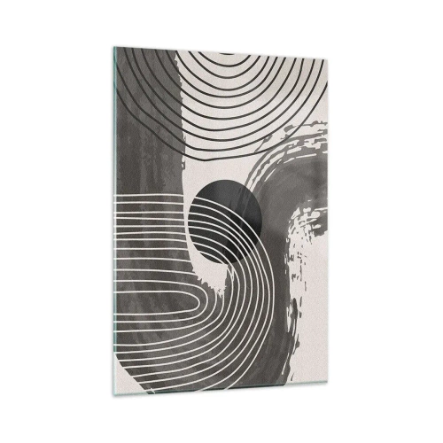 Quadro em vidro - O oval vence - 80x120 cm