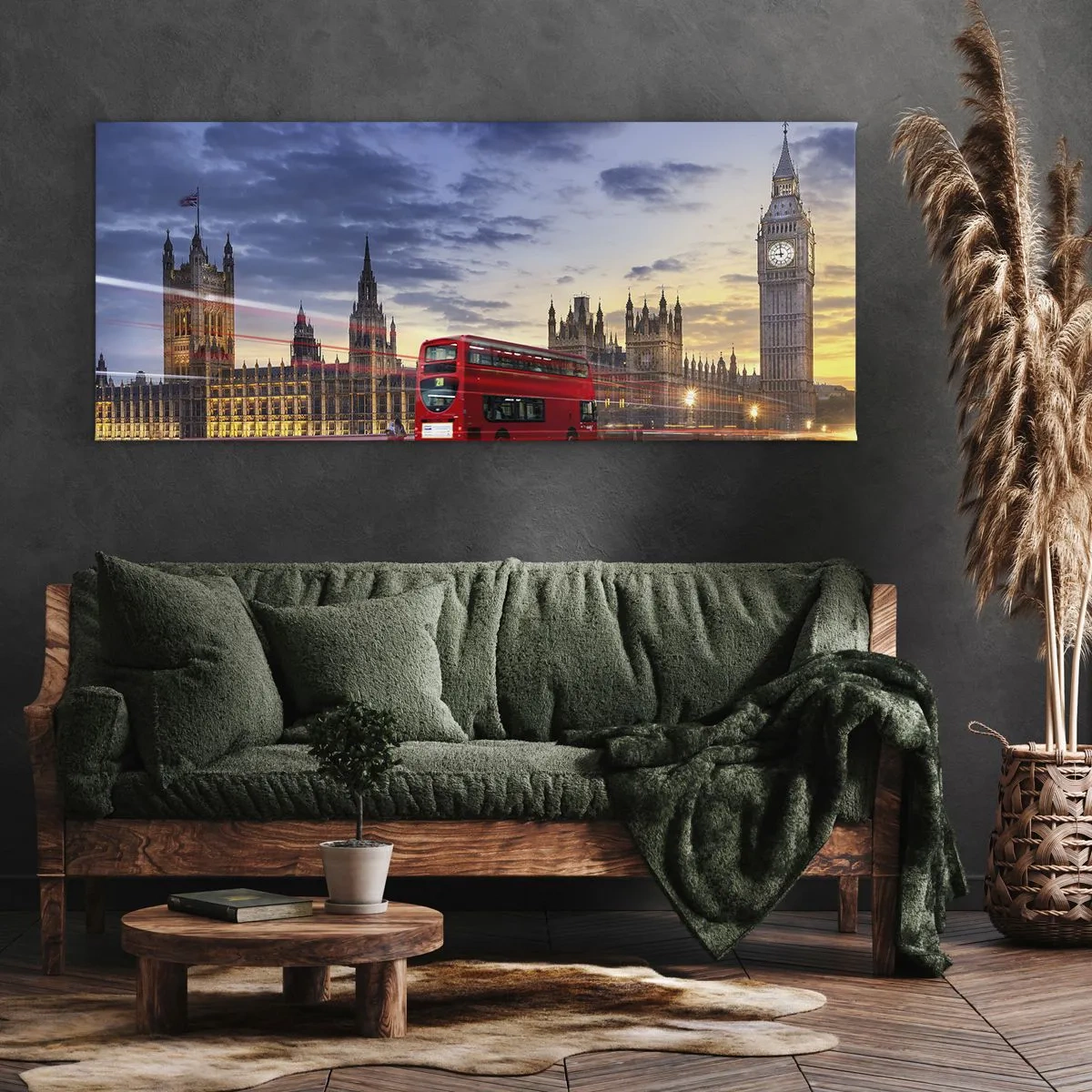 Quadro em tela - Marcas distintivas - 140x50 cm