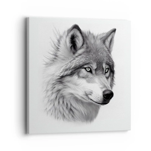 Quadro em tela - Alfa – sem dúvida - 30x30 cm