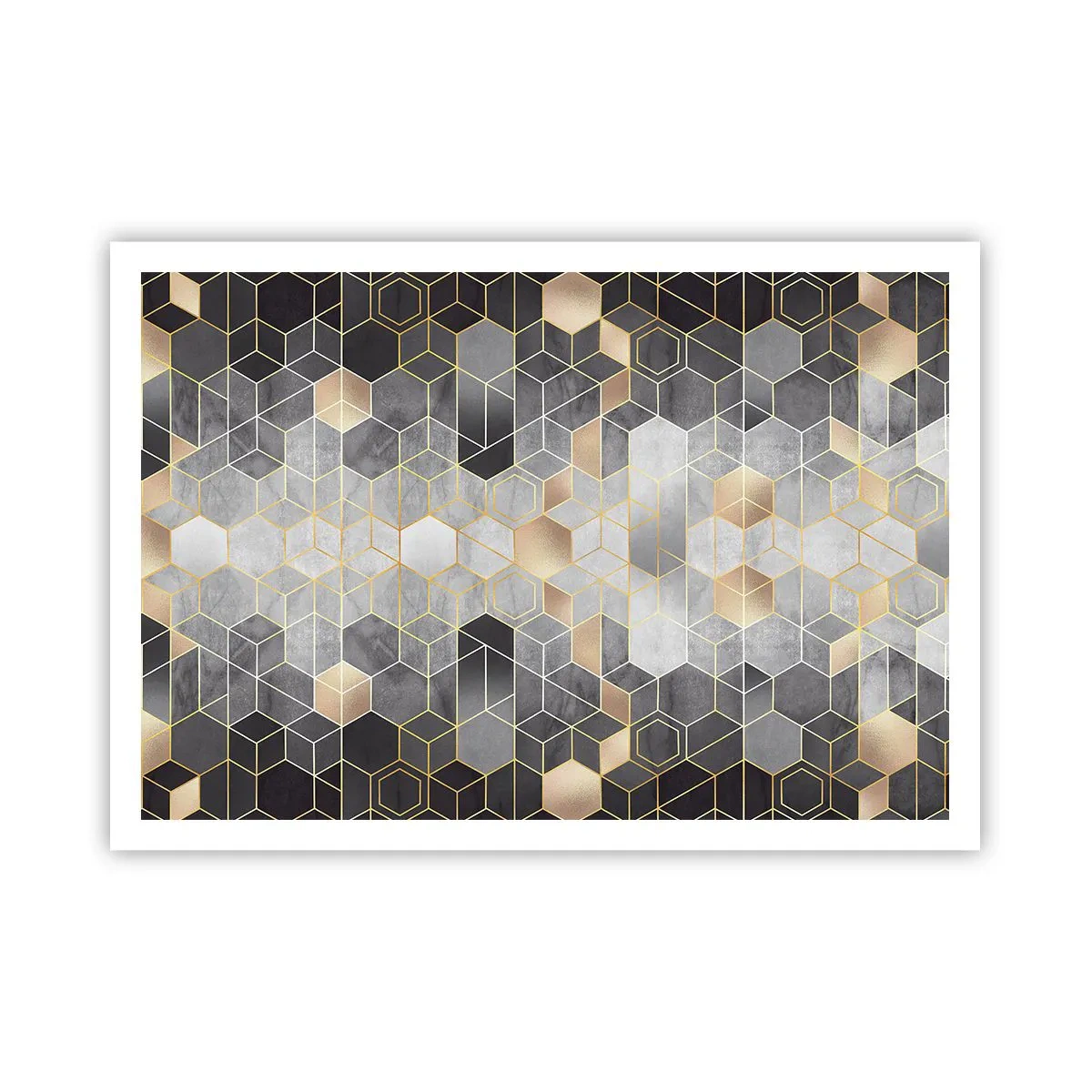 Pôster - Composição do diamante - 100x70 cm