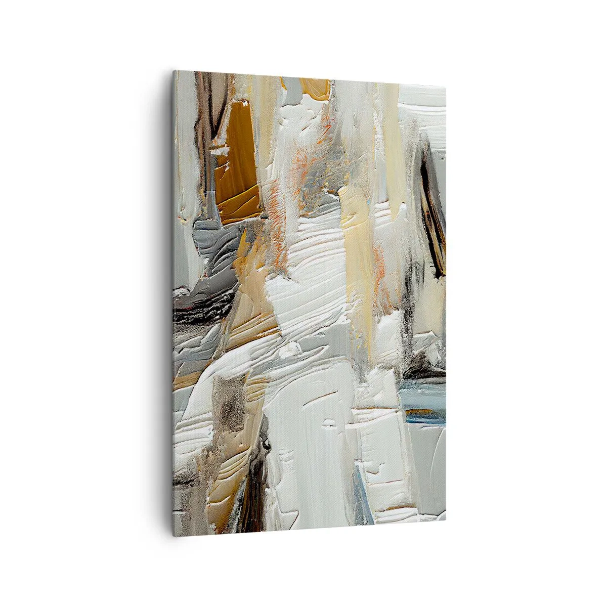 Quadro em tela - Camadas coloridas - 80x120 cm