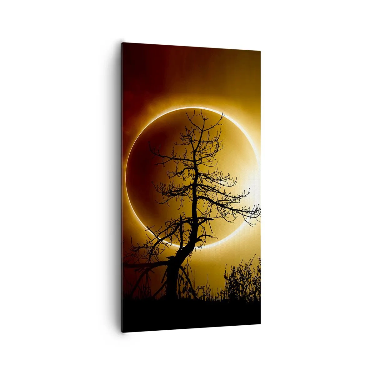 Quadro em tela - Eclipse total - 65x120 cm