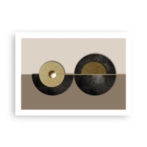 Pôster - Variações ao redor do círculo - 70x50 cm