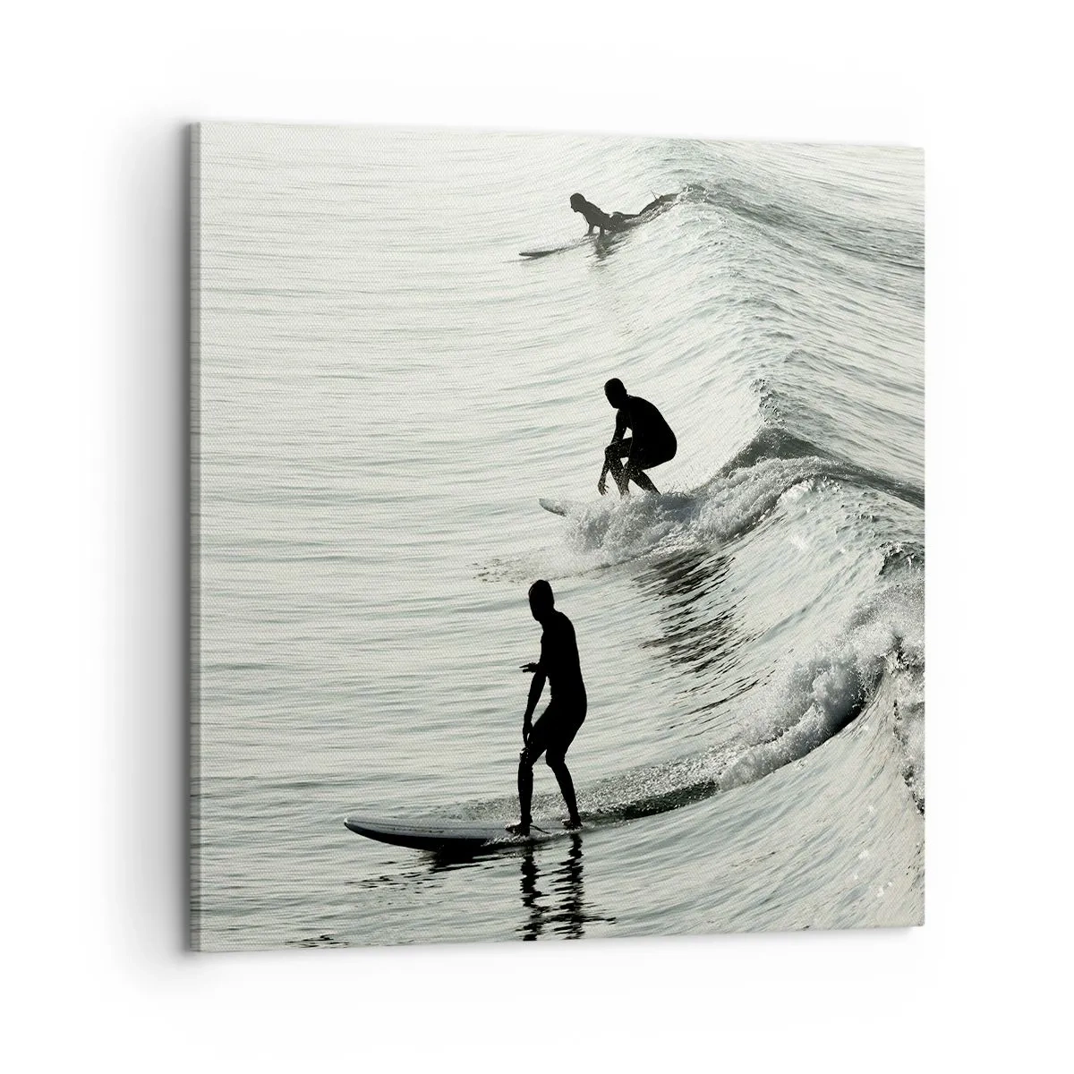 Quadro em tela - Para conhecer a onda - 60x60 cm