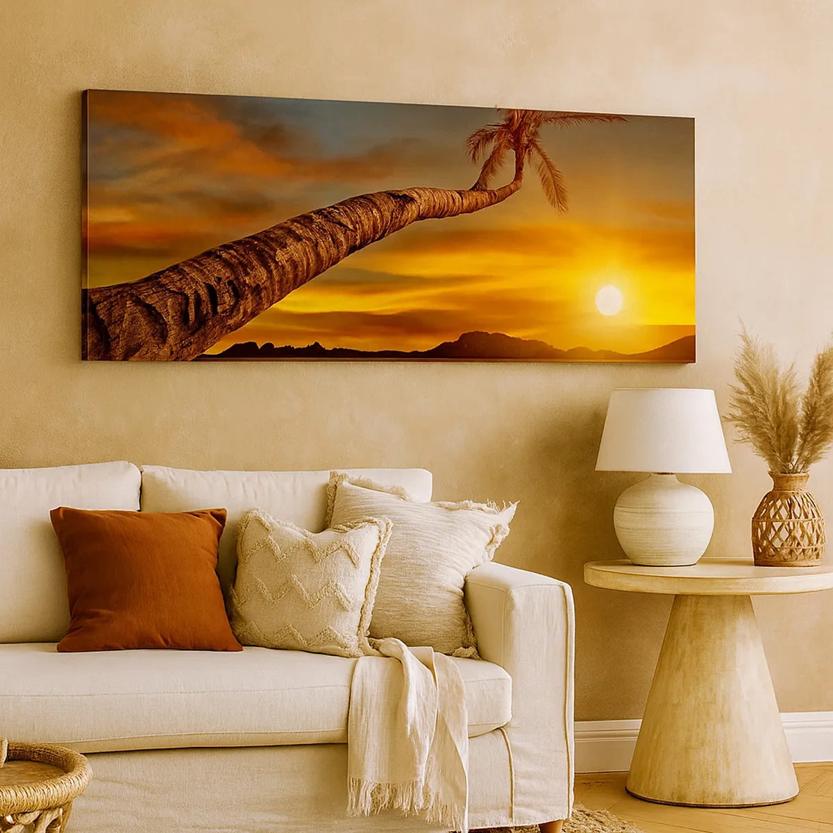 Quadro em tela - Férias exóticas, aventura caribenha - 30x30 cm