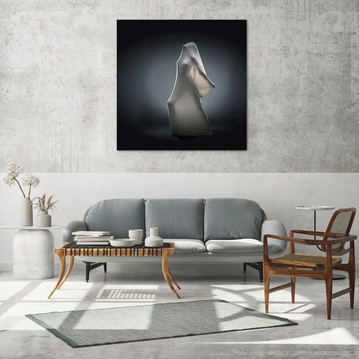 Quadro em vidro - Desejos ocultos - 70x70 cm