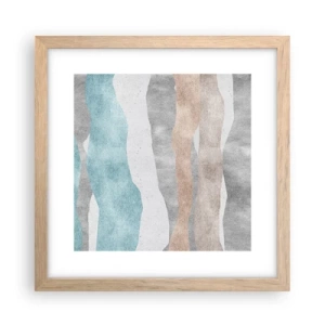 Pôster com moldura de carvalho claro - Um estudo de proximidade - 30x30 cm