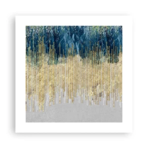 Pôster - Borda dourada - 40x40 cm