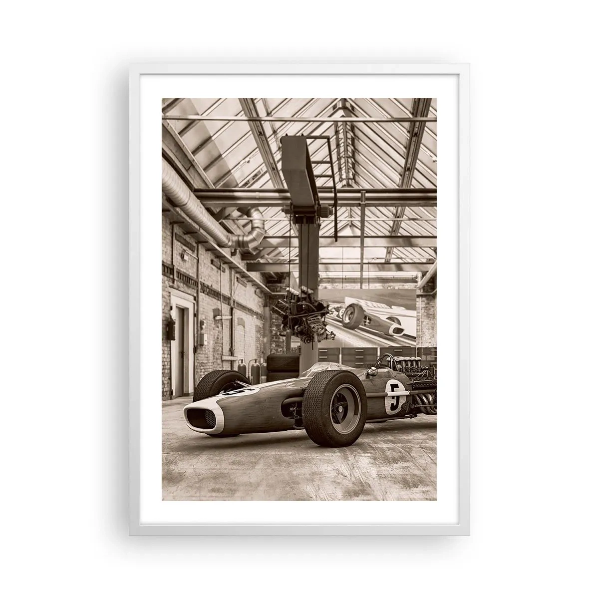 Pôster em moldura branca - O descanso do vencedor - 50x70 cm