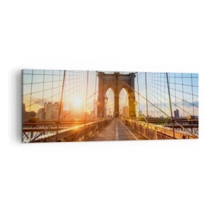 Quadro em tela - Na Ponte Dourada - 140x50 cm
