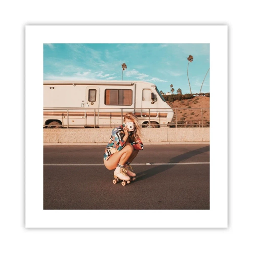 Pôster - Sorria, por favor! - 40x40 cm