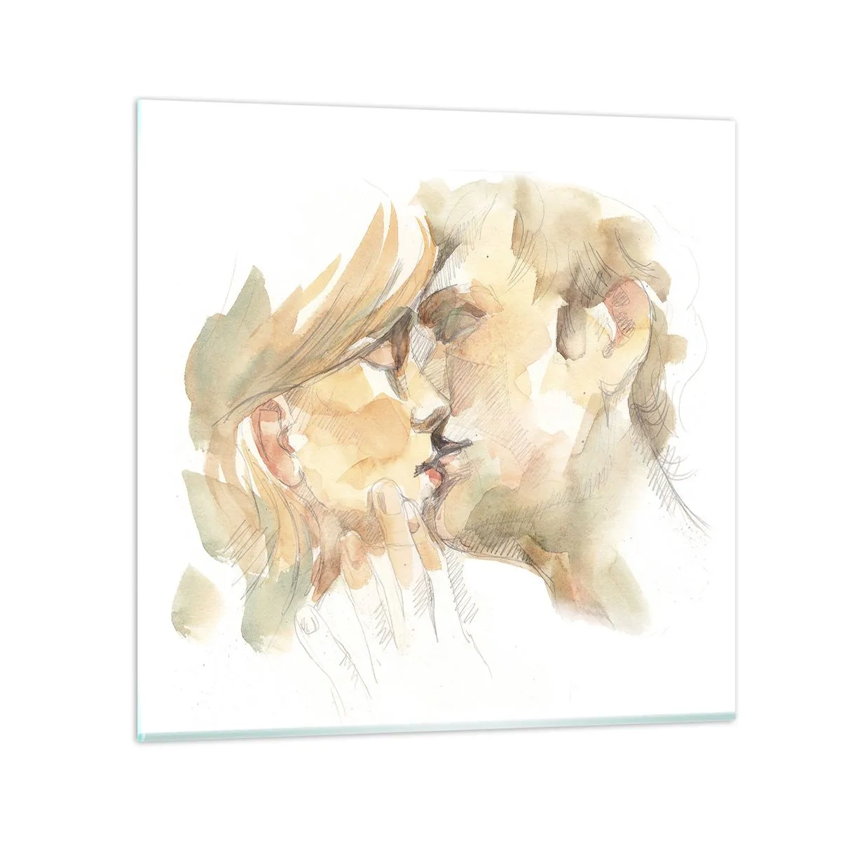 Quadro em vidro - A outra metade foi encontrada? - 60x60 cm