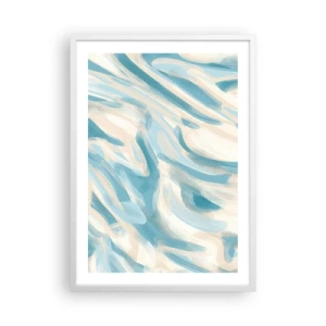 Pôster em moldura branca - Brisas de primavera - 50x70 cm