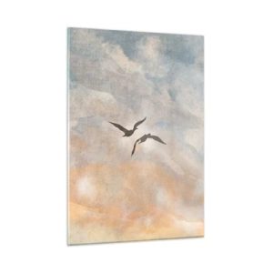 Quadro em vidro - Dança do céu - 50x70 cm