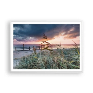 Pôster em moldura branca - O vento não leva - 100x70 cm