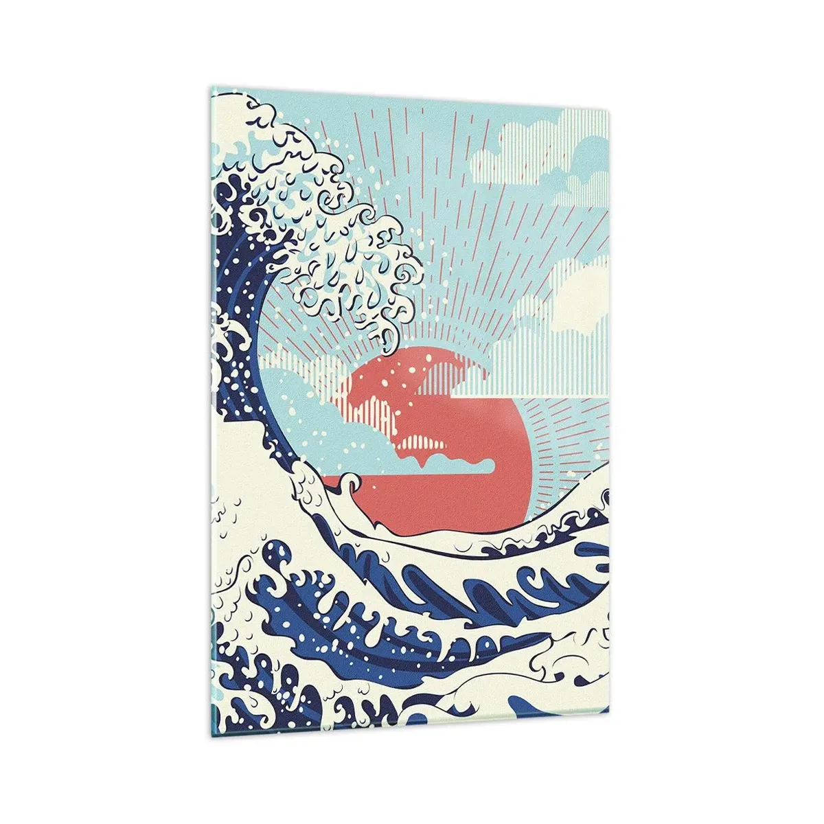 Quadro em vidro - Das inspirações japonesas - 80x120 cm