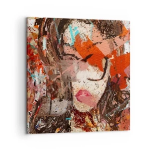 Quadro em tela - Ninguém realmente me conhece  - 50x50 cm