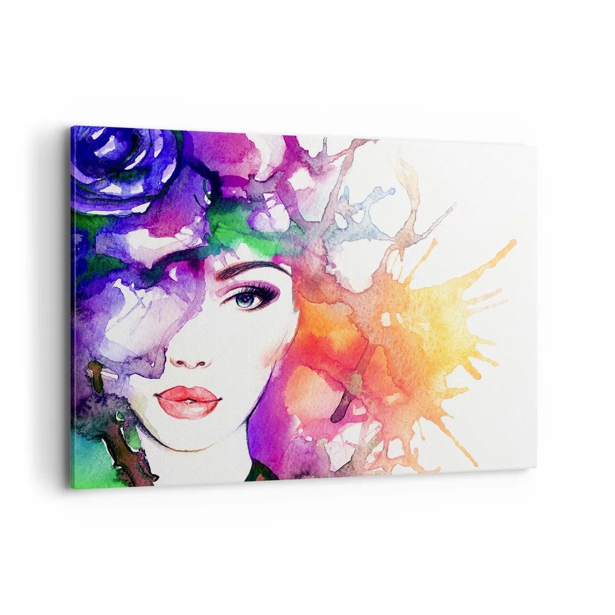 Quadro em tela - Com a cabeça nas nuvens - 100x70 cm