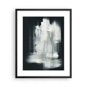 Pôster com moldura preta - Entrelaçado na vertical e horizontal - 40x50 cm