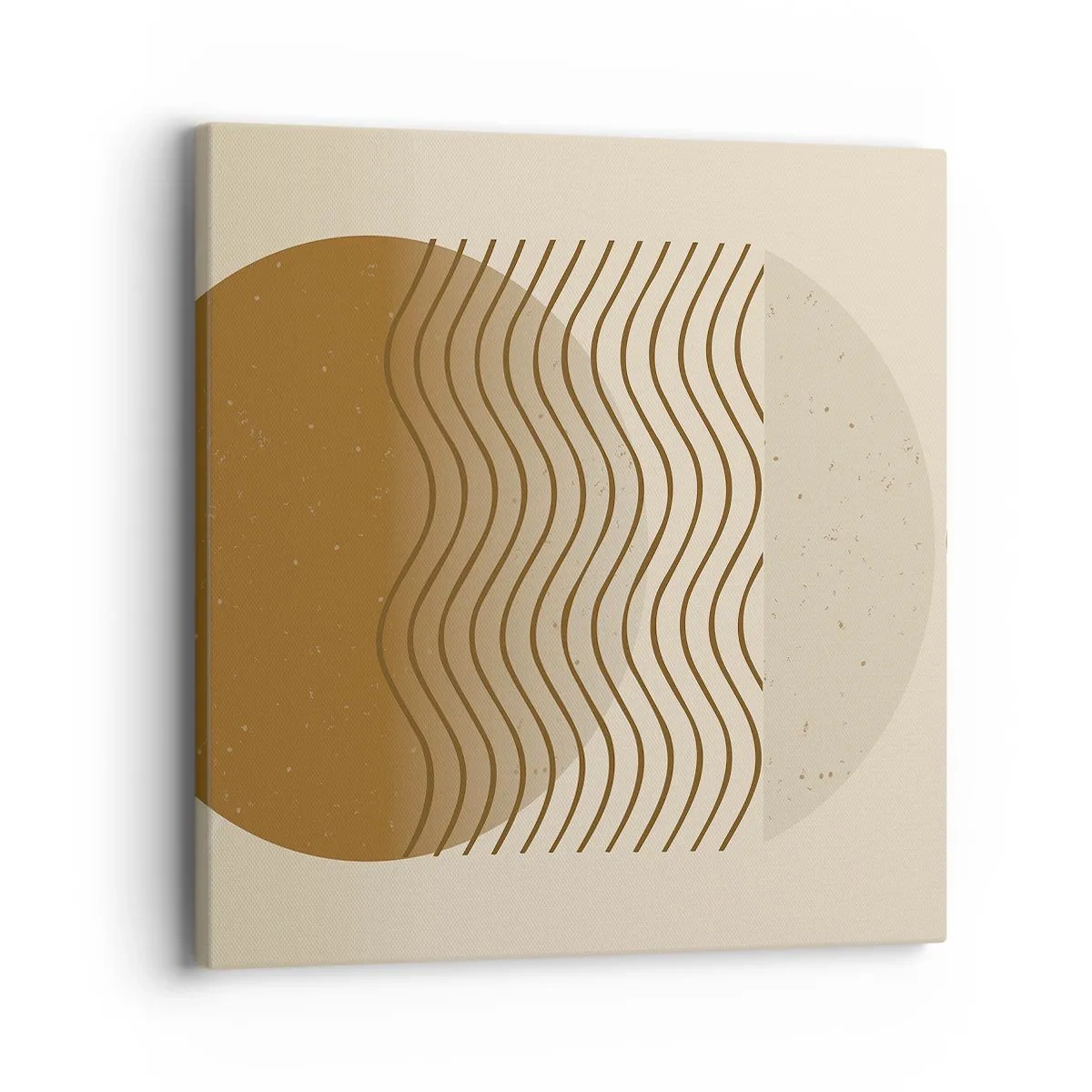 Quadro em tela - Sobre a origem das figuras geométricas - 40x40 cm