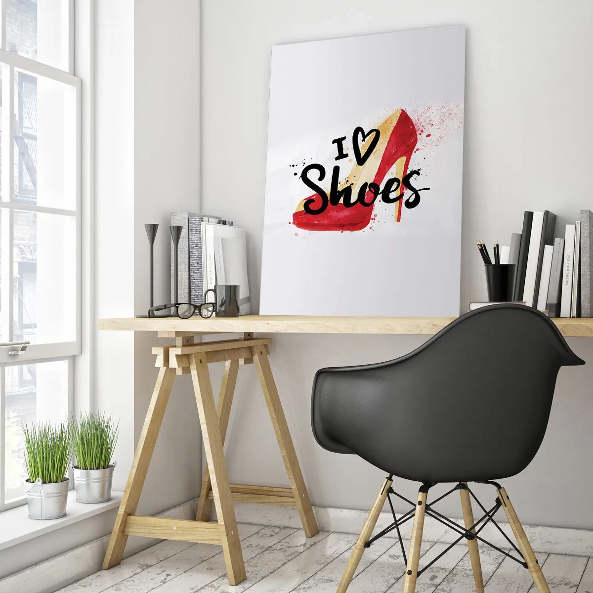 Quadro em vidro - O amor tem muitos nomes - 50x70 cm