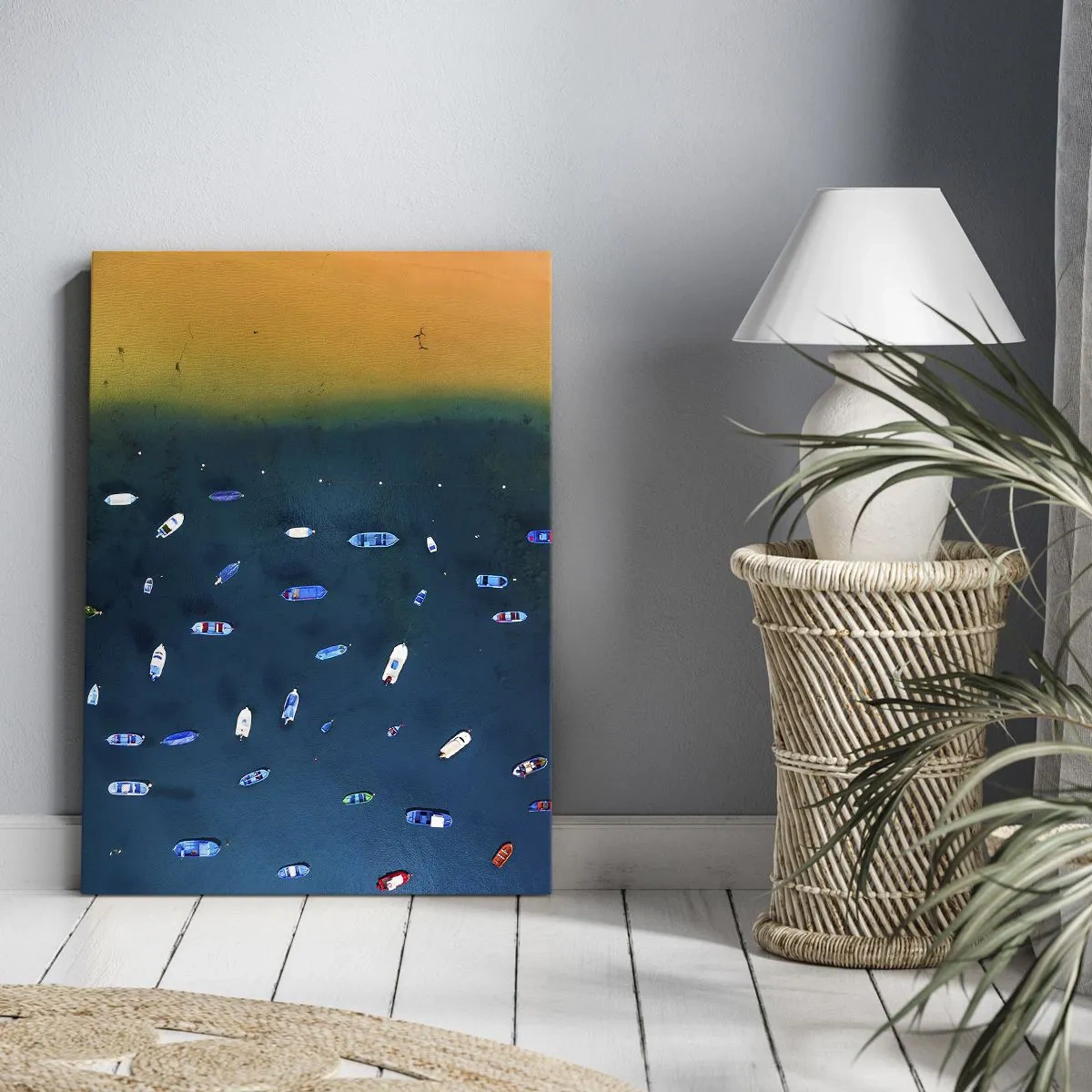 Quadro em tela - Jogo de férias - 50x70 cm